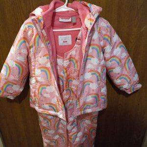 Girls 4t children's place 3 in 1 snowsuit nwot